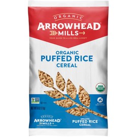 Arrowhead Mills Puffed Rice Cereal, 6 oz Bag (Pack of 4)