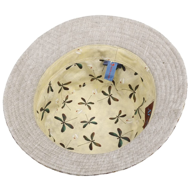 Alfonso D'Este Massimo Bucket Linen Hat Summer Hat Sun Hat