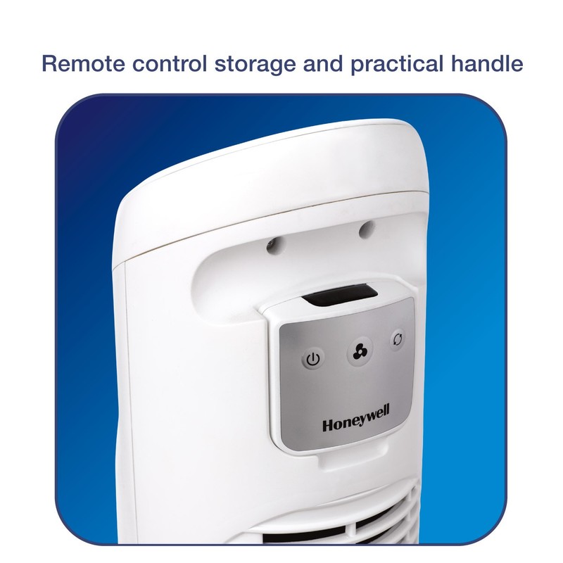 Honeywell QuietSet Whole Room Oscillating Tower Fan (5 Speed Settings,