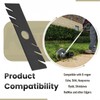 Karbay 40-002 Edger Blade (8" x 2"), Compatible with O-regon