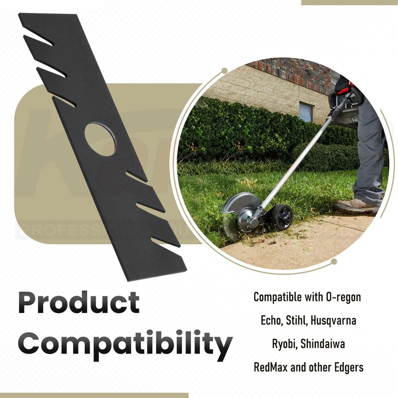 Karbay 40-002 Edger Blade (8" x 2"), Compatible with O-regon