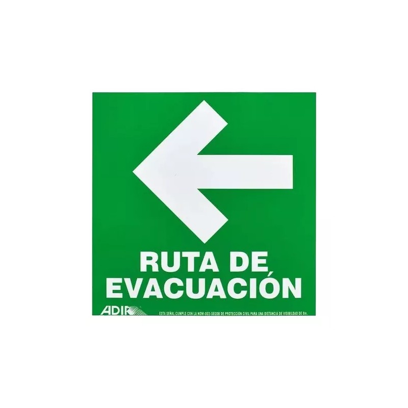 Adir Kit Señalamientos Letreros Protección Civil Establecimiento