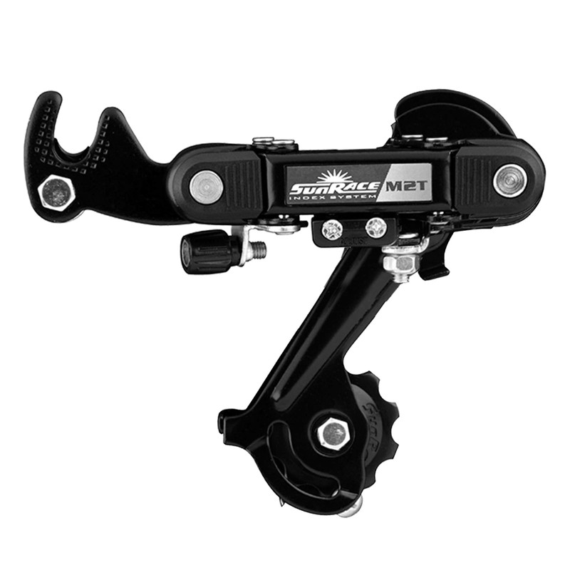 SUNRACE Cambio Trasero RDM2T MTB 6/7P 13-28D Largo con Oreja