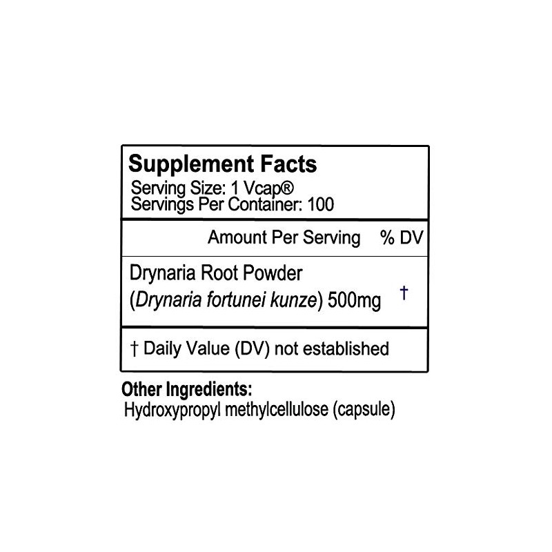 Gluten-Free Remedies BoneDense-Drynaria-500mg caps
