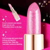 Shimmers Lipstick Pearl Pink Color Lip Stick, Glitter Metallic Bright