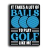 Funny Golf Stickers – Choose from 10 Humorous Designs –