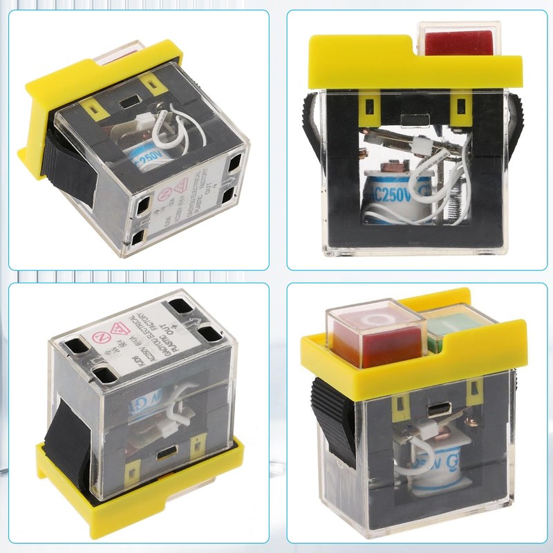 GothicBride Universal Emergency Stop Switch, KJD6 5E4 250V 6A, Safety