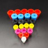 WerkaSi 60 Pack Silicone Rubber Stoppers 6 Sizes Lab Solid