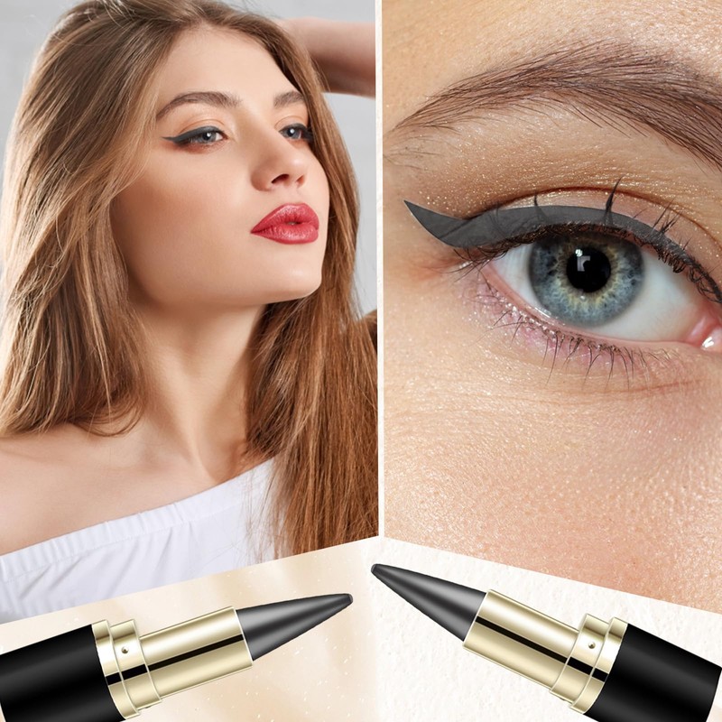 Gel Eyeliner Stift Matt Weiß, Wasserdicht Creme Eyeliner Wischfester, Schnell