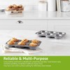 ProBytes 6 Cups Metal Muffin Tray/Mould - Aluminized Steel, Non-stick,