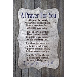 Dexsa A Prayer For You...New Horizons Wood Plaque | Made in the USA