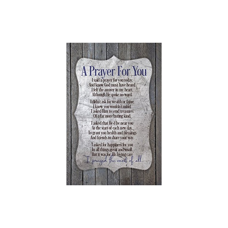 Dexsa A Prayer For You...New Horizons Wood Plaque | Made