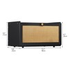 Trironsun Rattan Bamboo Bread Box for Kitchen Counter Large Capacity