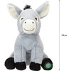 VFM - Grey Donkey 30cm Eco Friendly Toy - Super