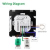 Wengart Underfloor Heating Thermostat with Touchscreen for Water Underfloor Heating