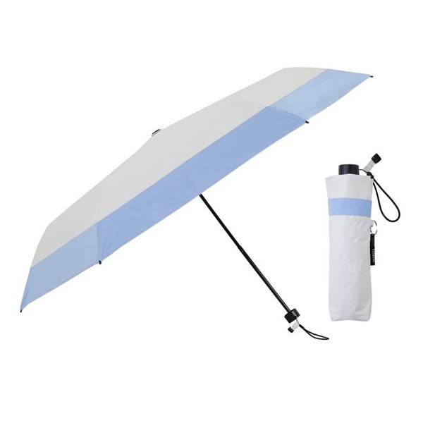 Ogawa 2023 Parasol Umbrella, For Crime Prevention, Disaster Prevention, For Emergencies, Disaster Prevention, Antibacterial Handle, Reflective Fabric, Heat Blocking, UV Protection, Over 99%, 21.7 inches (55 cm), 6 Ribs, LINEDROPS SONAERU PARASOL White x 