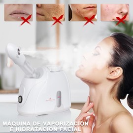 Vaporizador Facial, Sauna Facial Profesional de Nano Iones, Rociador SPA Facial, Anade un Diseno Aromaterapia, para Hidratación Facial, Limpieza Profunda, Reparar los Poros y Eliminar Puntos Negros