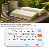 5.0in Electronic Digital Magnifier Portable Reading Aid 4X‑32X Zoom 17