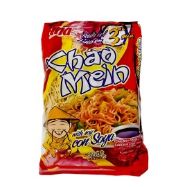 Ina 3 INA Chow Mein Noodles w/Soy Sauce 180g ea. Fideos p/Chao Mein con Soya 3-PACK