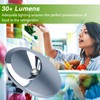 RUHUALIFE Refrigerator LED Light and Cover Assembly Refrigerator Lamp Modules