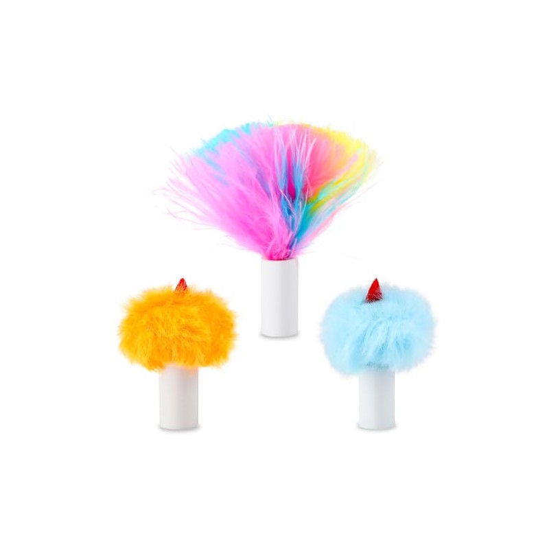 AIPERRO 3-in-1 Cat Toy Replaceable Feathers for Whack-a-Mole Mode, 3