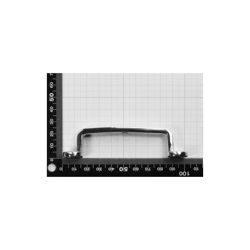 Flat Handle Polished 100 mm 25 mm