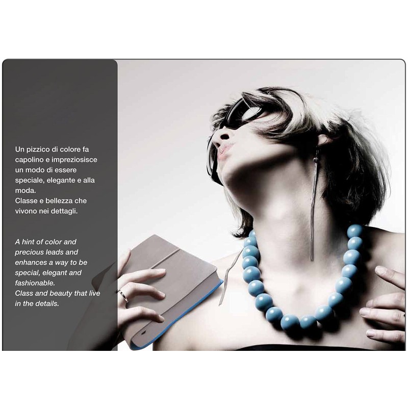 CIAK Pitti Ruled Notebook – Dove Grey Size Medium