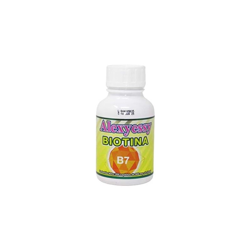 Biotina B7 200 Capletas Alexyessy