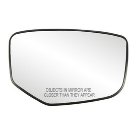 Fit System Passenger Side Non-heated Mirror Glass w/backing plate, Honda Accord, 4 7/8" x 7 5/8" x 7 3/4", will not fit Crosstour