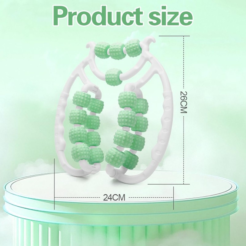 Yuragim Cellulite Massager, 20 Wheels Cellulite Roller, 2025 Massage Roller