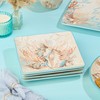Escape to the Sea 10.5-Inch Dinner Plates, Set of 4,