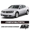 BRYGHT Headlight Assembly Fit for 2008-2014 Dodge Avenger