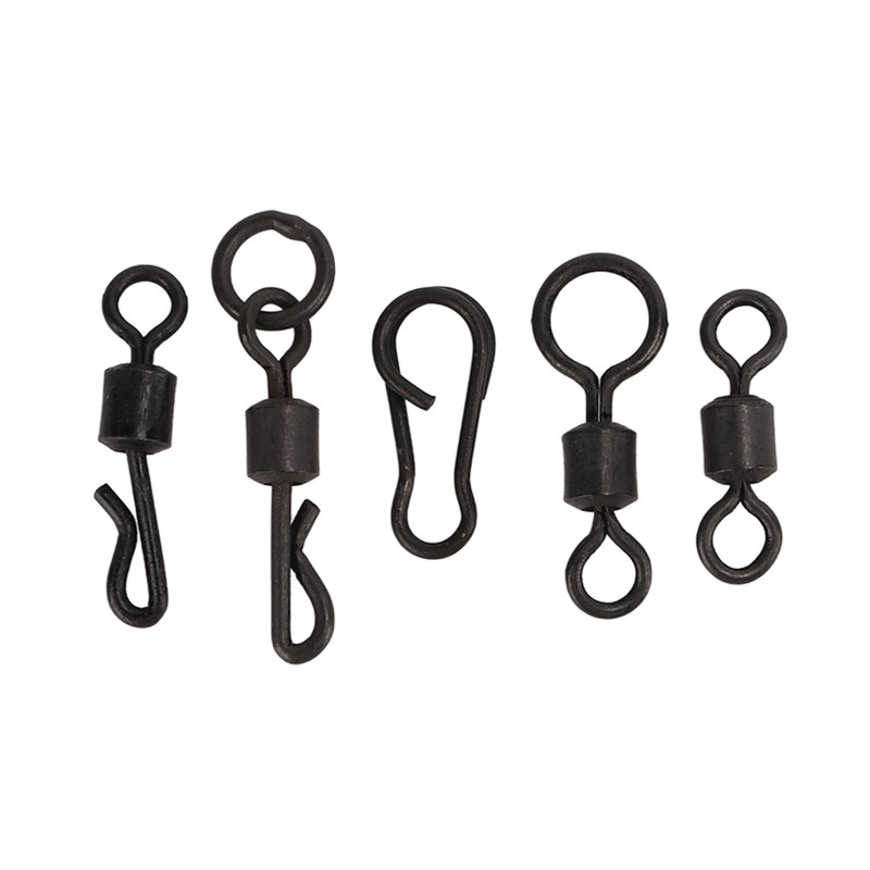 150pcs Fishing Barrel Bearing Rolling Swivels Kit Winding Resistance Stainless