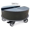 YUjieSTC Plant Stand with Wheels,3.0mm Thick Aluminum Alloy Plant Caddy