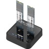 MAIWO Dual Bay NVMe M.2 SSD Duplicator Docking Station, 10Gbps