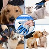 USION Pet Dog Cat Grooming Glove 2 Pack,[Upgraded 259 Pins]