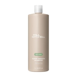 Paul Mitchell Super Smooth Champú, Para Suavizar el Cabello, Controla el Frizz, Aporta Suavidad, Para Cabello con Frizz, 1 litro