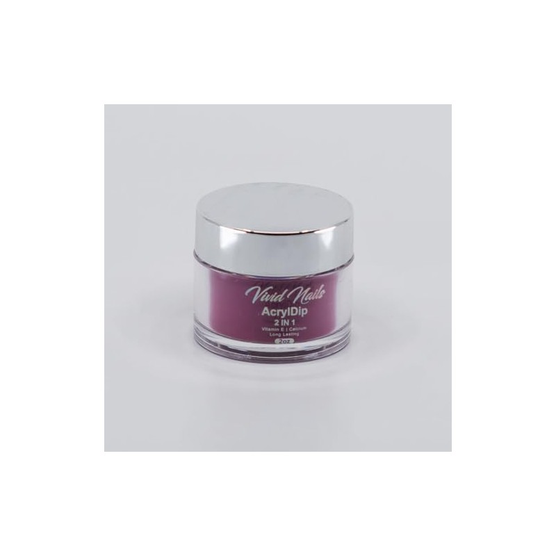 Vivid Nails AcrylDip, 2oz (21 - Black Cherry)
