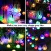 60LED 6M/20FT Solar Lights Outdoor Garden - 8 Modes &