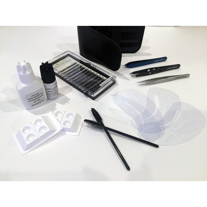Alluring Eyebrow extensions Kit (Half Black/Half Medium Brown)