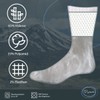 Piarini 6 Pairs of Bamboo Men's Socks Short Anti-Bacterial -