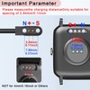 ZZrszhp 【2-Pack】 Magnetic Charger for ROHS/Bark/Jacoosa K62 Smart Watch -