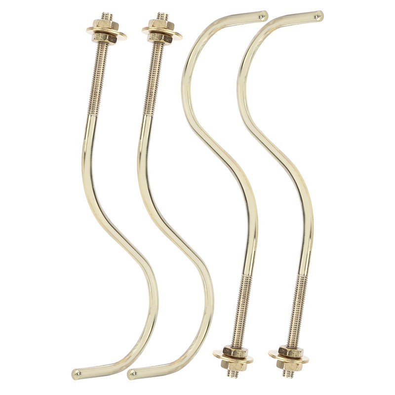 2 Set 4pcs Copper Billiards Snooker Pool Table Edge Hook