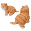 Outdoor Garden Decor Cat Statues Kitten Ornaments Gardening Decorations Gardening