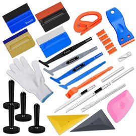 Zanch Vinyl Wrap Tool Kit,Complete Tools for Automotive Vinyl Wrap Film Installation - Professional 52pcs Full Set