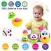 Easter Egg Toys Basket Stuffers for Toddler, 8 Pcs Nesting