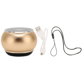 Bluetooth Small Speaker Simple Design IP67 Waterproof Portable Wireless Speaker for Shower Room Bike Car Gold