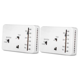 GLEAVI 1 Set Rv Wall Thermostat Replacement Durable Material Accurate Temperature Control Easy Installation High Precision Sensor for Comfort Your Rv