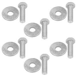 Caltric Hex Bolt Screw with Washer For 1/2-20 x 1 1/2 Grade 8 Fine Thtaad Zinc Plated