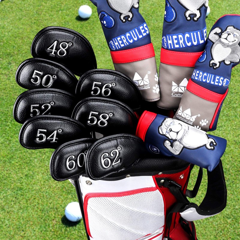 CRAFTSMAN Golf Wedge Cover, Velcro Closure, Headcover Set, Set of